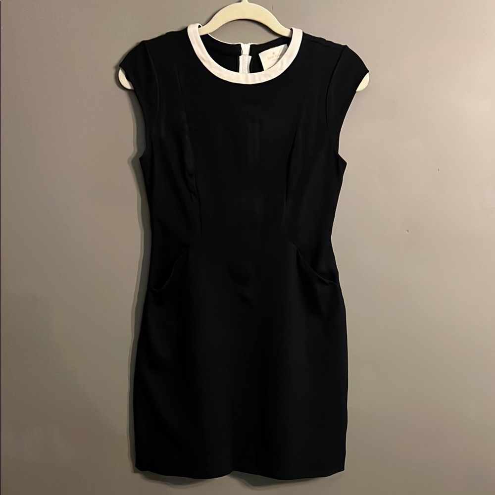 Kate Spade Black Sleeveless Sheath Dress